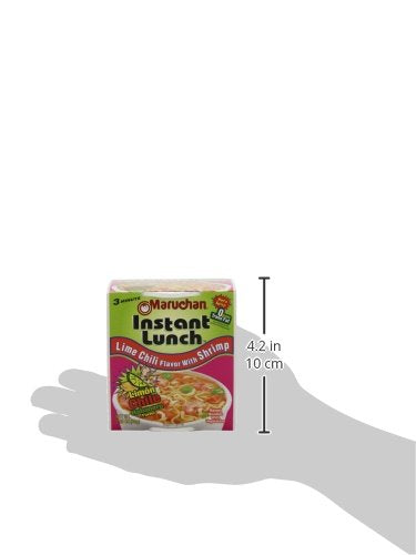 Maruchan Instant Lunch Lime Chili Flavor with Shrimp, 2.25 Oz, Pack of 12