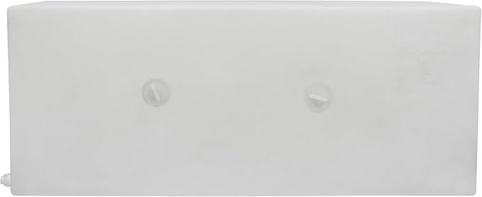 36 Gallon RV Fresh Water Tank, Potable Water Storage Tank for Drinking, Cooking, Cleaning, Showering, for Campers, Trailers, Motorhomes, RVs, Cube Shape, 37" x 16" x 15" (WT-5549)