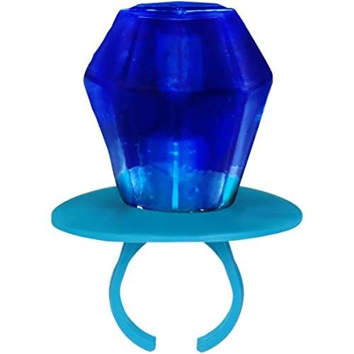 Ring Pop Individually Wrapped Blue Halloween Candy, 30 Ct Bulk Lollipop Pack, Raspberry Flavored Lollipop Suckers for Kids, Fun Candy Bulk for Trick or Treat, Halloween Bowls, Gifts, Party Favors