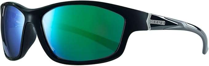 B.N.U.S Corning glass lenses polarized sunglasses for men and women UV400 Protection for Fishing Cycling Driving Italy made