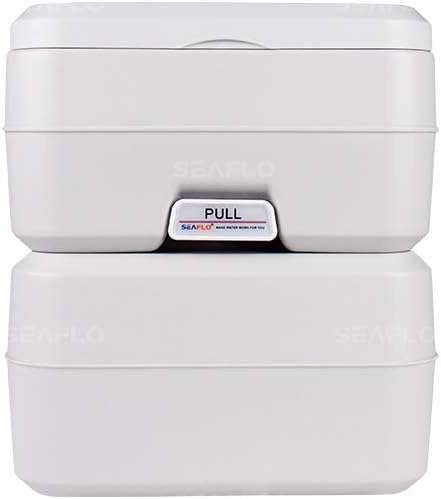 SEAFLO Portable Toilet for Marine, RV, Camping and Boat (5.3 Gallon)