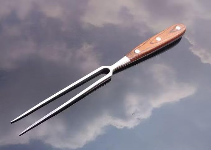 Better-Love Chef pro Stainless Steel Carving Fork Barbecue Fork BBQ Tools Meat Forks 12 Inch,Suitable for kitchen, BBQ(12 inch) (log color)