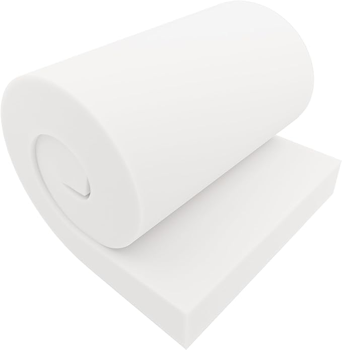 GoTo Foam 6" Height x 24" Width x 72" Length 44ILD (Firm) Upholstery Cushion Made in USA