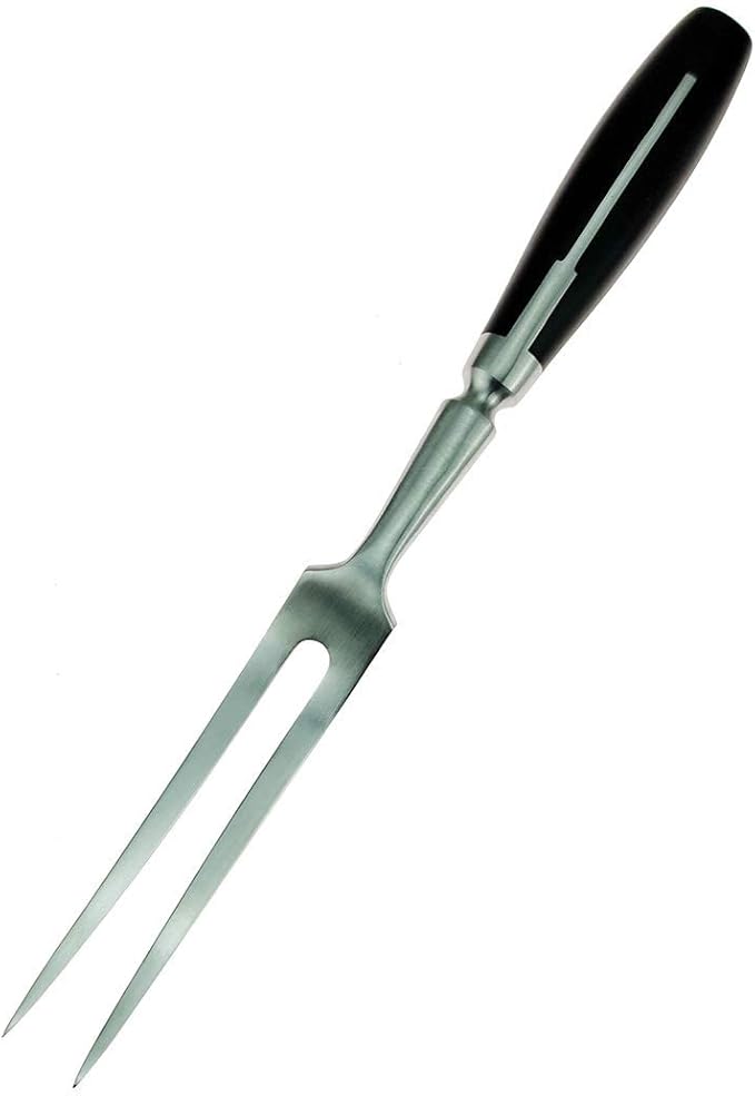 Carving Fork, Meat Fork, 12 Inch Cooking Fork, Stainless Steel BBQ Fork, Long Metal Chef Pro Kitchen Forks for Barbecue, Serving, Cooking, Grilling, Roasting