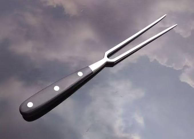 Better-Love Chef pro Stainless Steel Carving Fork Barbecue Fork BBQ Tools Meat Forks 12 Inch,Suitable for kitchen, BBQ(12 inch) (black)