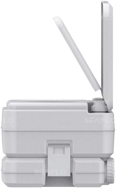 SEAFLO Portable Toilet for Marine, RV, Camping and Boat (2.6 Gallon)