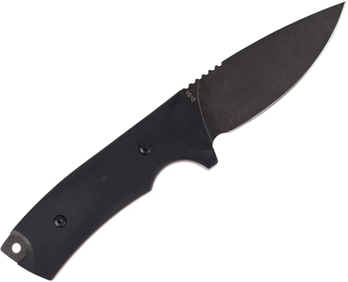 MASALONG Kni220 Survival Straight knife blade vg10 tactical fixed blade knife with sheath For camping hunting army (grey)