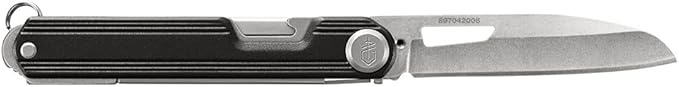 Gerber Gear Armbar Slim Cut Pocket Knife EDC Multitool with Blade, Scissors, and Bottle Opener for Camping, Onyx