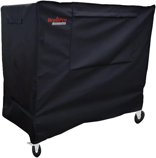 Waterproof 80-100 Qt Rolling Cooler Cart Cover Fits Most Patio Ice Chest Party Cooler Upto 43L x 22W x 32H inch-Black