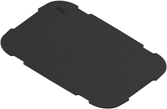 PK Grills Premium Precision-Cut Carbon Steel Grill Griddle for BBQ Searing, Grilling, & Sizzling, Barbecue Grilling Accessories, Universal size for Gas and Charcoal Grills