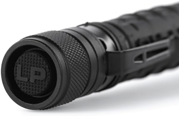 LUXPRO LP290V3 LED Flashlight - Bright 300 Lumens with 3 Light Modes - Aircraft-Grade Aluminum with IPX4 Waterproof Protection & Patented TackGrip - Camping, Outdoor, Home - Batteries Included 2 Pack
