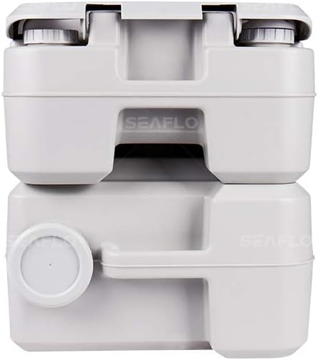 SEAFLO Portable Toilet for Marine, RV, Camping and Boat (5.3 Gallon)