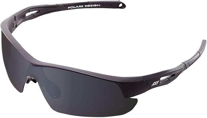 Outdoor Sports Polarized wrap around Cycling Sunglasses for Men & Women TR90 Frame UV Protection for fishing