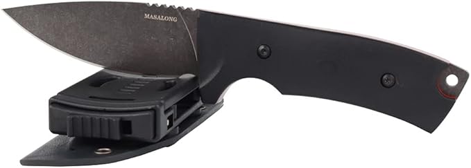 MASALONG Kni220 Survival Straight knife blade vg10 tactical fixed blade knife with sheath For camping hunting army (grey)
