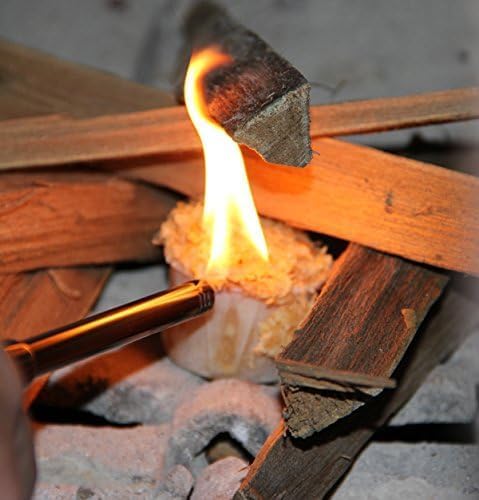Superior Trading Fire Starter Pods in Carton Box - Fire Starters for Campfires, BBQ, Grill, Pit, Wood Stove & Charcoal Starter, 15-20-Min Burn, 100 Extra Large Pods, USA-Made, Brown