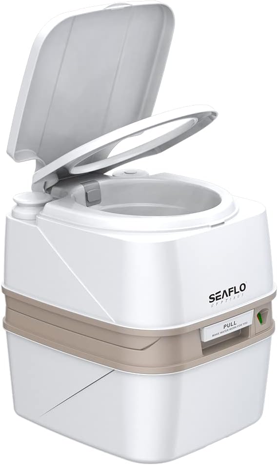 SEAFLO 4.8 Gallon (18L) Premium Portable Travel Toilet