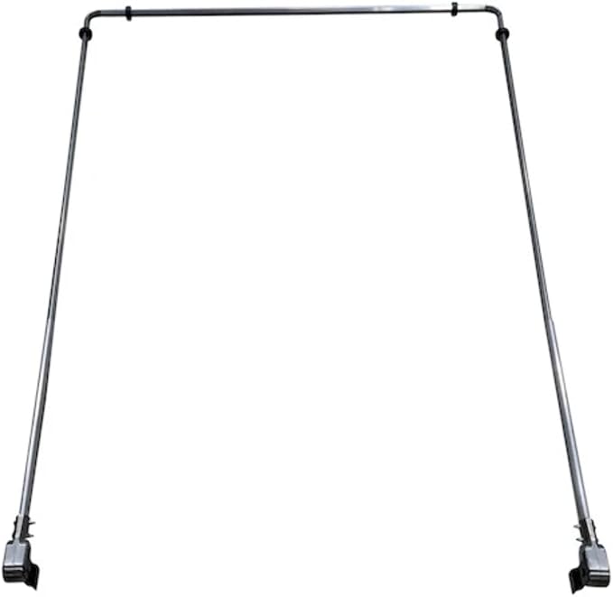 Buyers Products 3016666 Aluminum Tarp Tension Bow Kit, Telecopes for 8 FT to 19 FT Dump Bodies, Tarp Joints Sold Separately, Prevents Tarp from Flapping in Transit, Dump Body Accessories
