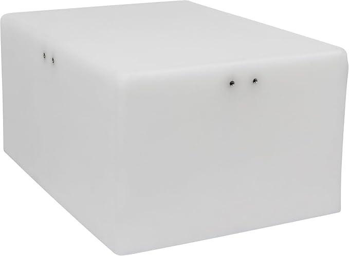 5 Gallon RV Fresh Water Tank, Potable Water Storage Tank for Drinking, Cooking, Cleaning, Showering, for Campers, Trailers, Motorhomes, RVs, Cube Shape, 16" x 11.75" x 8" (WT-5687)