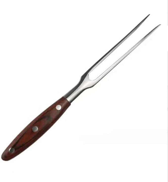 Better-Love Chef pro Stainless Steel Carving Fork Barbecue Fork BBQ Tools Meat Forks 12 Inch,Suitable for kitchen, BBQ(12 inch) (log color)