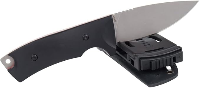 MASALONG Kni220 Survival Straight knife blade vg10 tactical fixed blade knife with sheath For camping hunting army (white)
