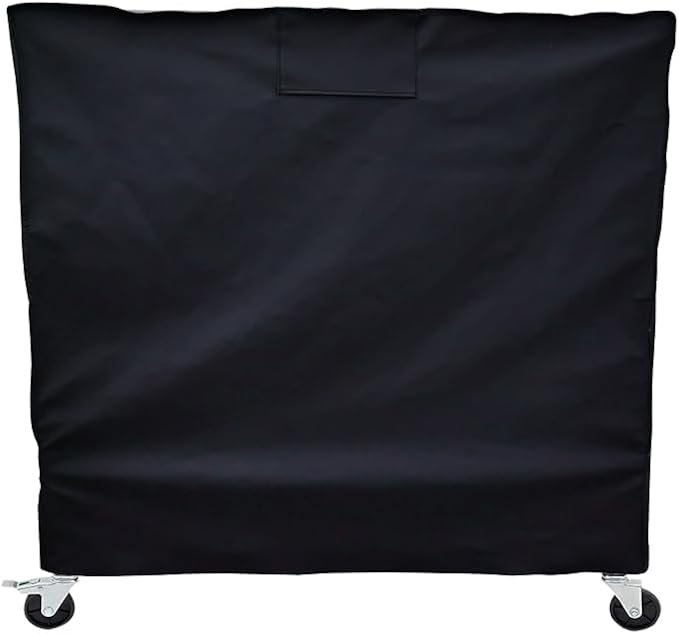Waterproof 80-100 Qt Rolling Cooler Cart Cover Fits Most Patio Ice Chest Party Cooler Upto 43L x 22W x 32H inch-Black