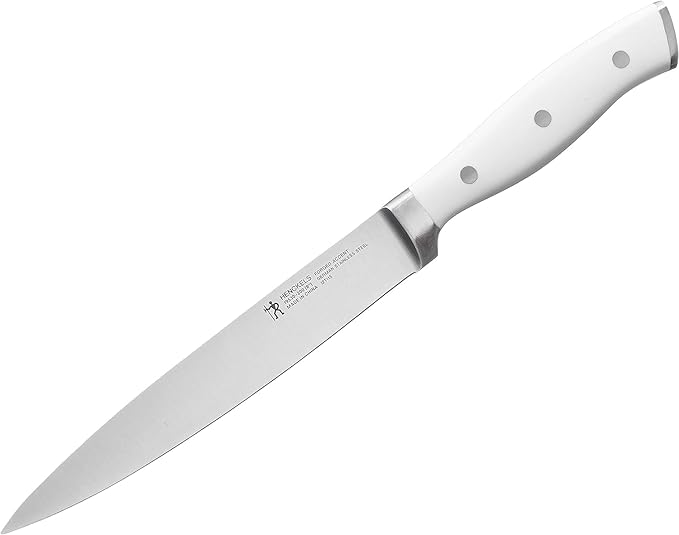 HENCKELS Forged Accent Razor-Sharp 2-pc Carving Knife Set, White Handle, German Engineered Informed by 100+ Years of Mastery
