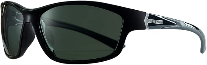 B.N.U.S Corning glass lenses polarized sunglasses for men and women UV400 Protection for Fishing Cycling Driving Italy made