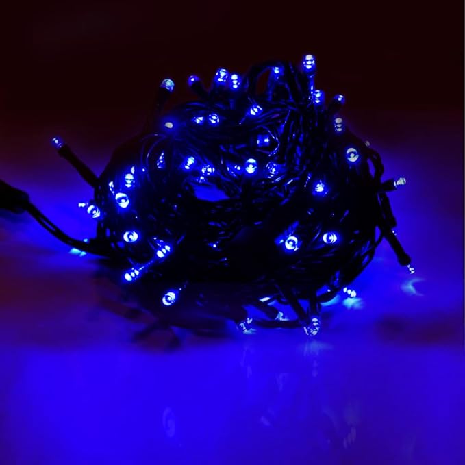 33ft 12V Low Voltage String Lights-Low Voltage Landscape Lights-Works with Landscape Lighting Systems -for Indoor Outdoor Xmas Tree Wedding Party Decoration(Blue)