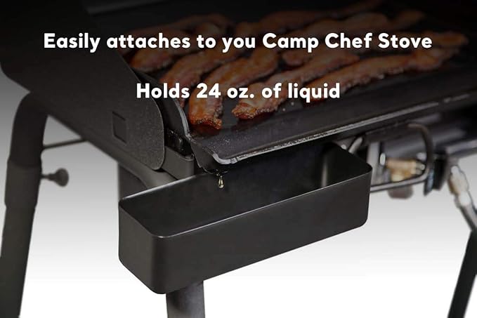 Uniflasy Grease Cup/Drip Catcher Pan for Camp Chef Stove Griddle Replacements Collection Pan for Camp Chef SG100 SG90 SG14 SG30 SG60 Drip Pan for Camp Chef FTG600, FTG900, FTG475 Flat Top Griddle