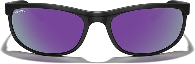 MERRY'S Wrap Around Sport Polarized Sunglasses for Men Women Driving Fishing Cycling Running UV400 Protection S3027