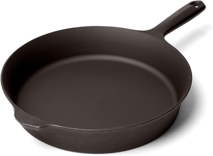 Field Company 10.25 Inch (Medium) Cast Iron Skillet – No.8, Perfect for 2-4 Servings, Lightweight & Smooth, Preseasoned with Organic Oil – Made in USA, Vintage Design