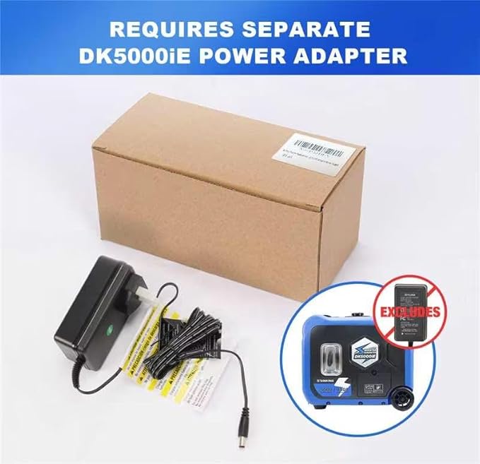 DK 5000W Gas Inverter Generator, Electric Start, 120V 240V Full Power Output, Dual or Tri-fuel Conversion Possible, Wheel & Handle Kit, for Outage Home Backup Power Tool (DK5000iE)…