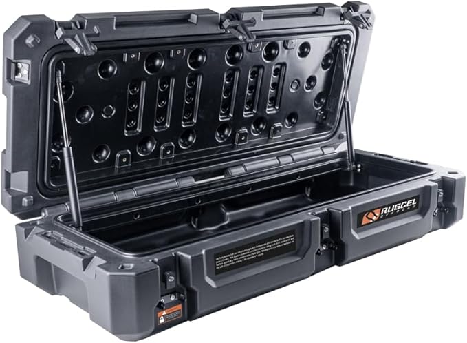 RUGCEL 58L Waterproof Dry Box - Heavy-Duty Overland & Off-Road Storage Case for Car Camping Equipment, Roof Gear & Vehicle Luggage