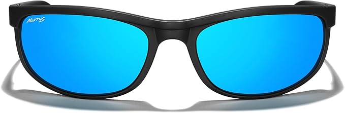 MERRY'S Wrap Around Sport Polarized Sunglasses for Men Women Driving Fishing Cycling Running UV400 Protection S3027