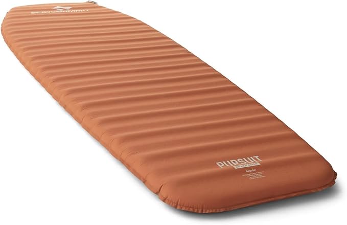 Sea to Summit Pursuit Self-Inflating Sleeping Mat for Camping and Backpacking, Tapered - Large (78 x 25 x 2 inches)