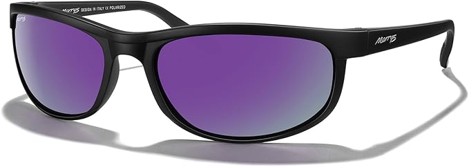 MERRY'S Wrap Around Sport Polarized Sunglasses for Men Women Driving Fishing Cycling Running UV400 Protection S3027