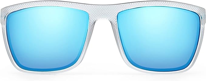 ZENOTTIC Polarized Sunglasses for Men Lightweight TR90 Frame UV400 Protection Square Sun Glasses