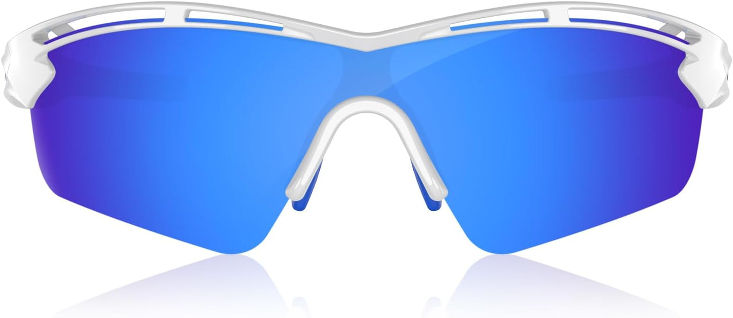 Rosemal Sports Sunglasses Polarized Cycling Sunglasses Running Driving Fishing Hiking for Men Women UV400 TAC TR90