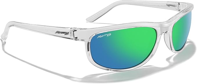 MERRY'S Wrap Around Sport Polarized Sunglasses for Men Women Driving Fishing Cycling Running UV400 Protection S3027
