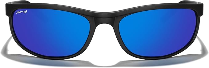MERRY'S Wrap Around Sport Polarized Sunglasses for Men Women Driving Fishing Cycling Running UV400 Protection S3027