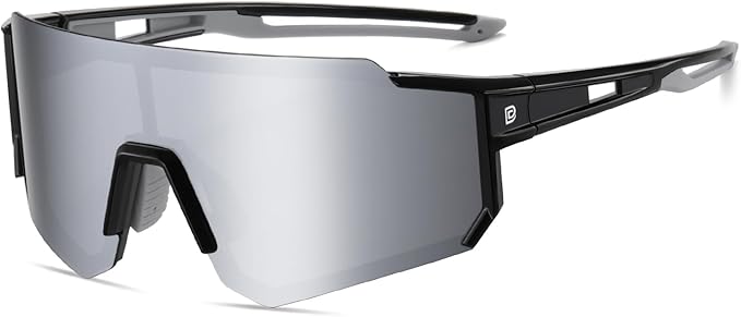 DUCO Polarized Sports Sunglasses for Men Women UV400 Protection Baseball Cycling Running Fishing Sunglasses DC0068