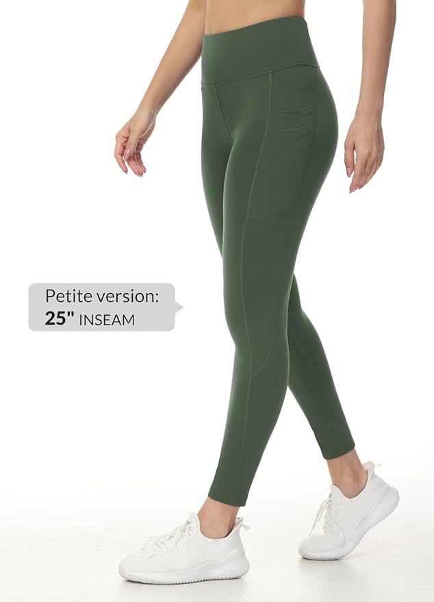 baleaf Women's Fleece Lined Leggings Water Resistant Thermal Winter Warm Tights High Waisted with Pockets Running Gear