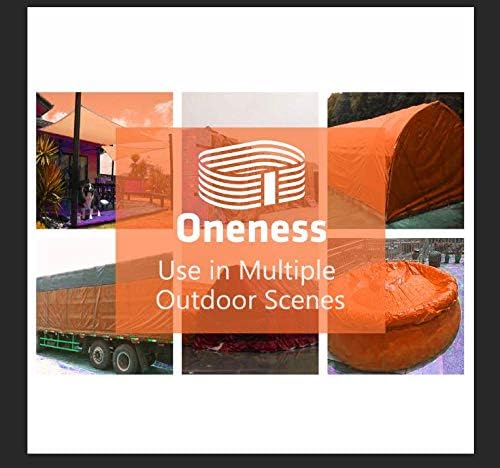 ONENESS Concrete Blanket, Construction Concrete Curing Blanket 3.6mm/0.15inch Thickness, Tarpaulin, Multipurpose Use Waterproof Tarps,12' x 24'