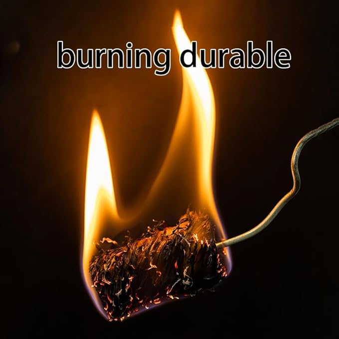 Natural Fire Starter Sticks,Perfect Firestarters for Firepit,Campfires,Fireplaces,Bonfires,BBQ,Wood Stoves,Easy Ignition with Just 2 Sticks for Camping, Camping Essentials.