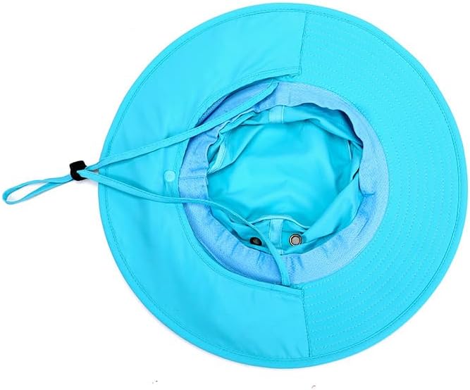 UV 50+ Sun Protection Hat for Men Women, Wide Brim Bucket Hat for Outdoor Sport & Works Fishing Hat with Neck Flap