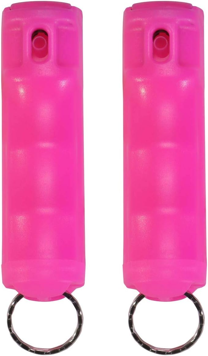 Zarc Vexor Police Strength Pepper Spray, Flip-Top Finger Grip Design for Quick Access, Delivers 20+ Powerful Bursts, Two Pack
