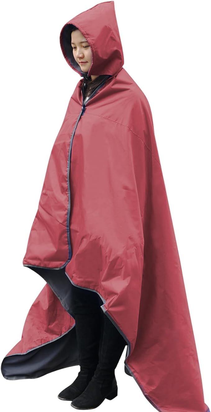 DUKUSEEK Camping Blankets for Cold Weather, Waterproof Blankets for Adult, Large (79x56), Portable, Wearable, Warm for Outdoor Camping, Picnic, Stadium, Sports, Beach, Concerts, Car, Dogs, Travelβ¦