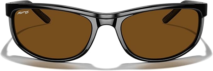 MERRY'S Wrap Around Sport Polarized Sunglasses for Men Women Driving Fishing Cycling Running UV400 Protection S3027