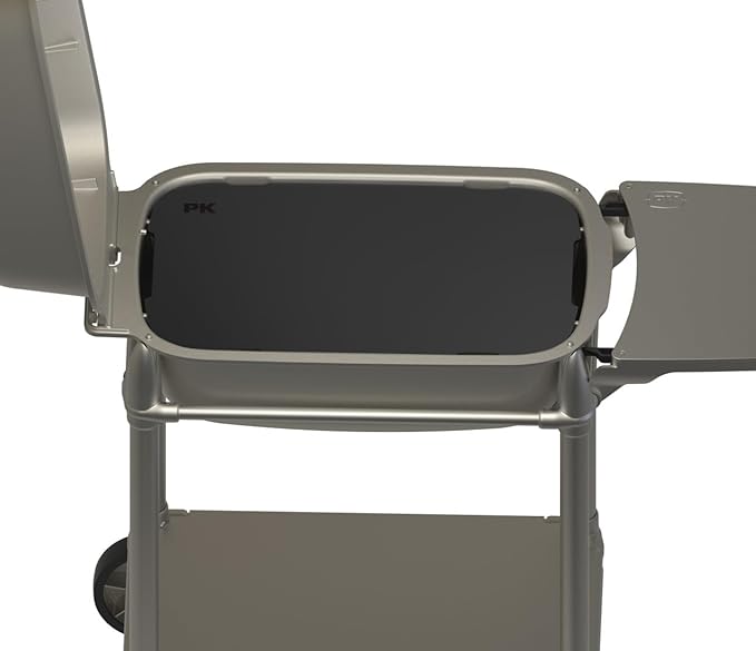 PK Grills Premium Precision-Cut Carbon Steel Grill Griddle for BBQ Searing, Grilling, & Sizzling, Grilling Accessories, Universal size for Gas and Charcoal Grills