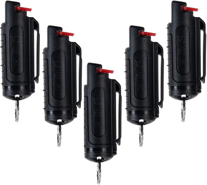 Police Magnum Bulk Pepper Spray Keychain Self Defense- Tactical Maximum Strength- Belt Clip Safety Key Chains for Women & Men- Made in The USA